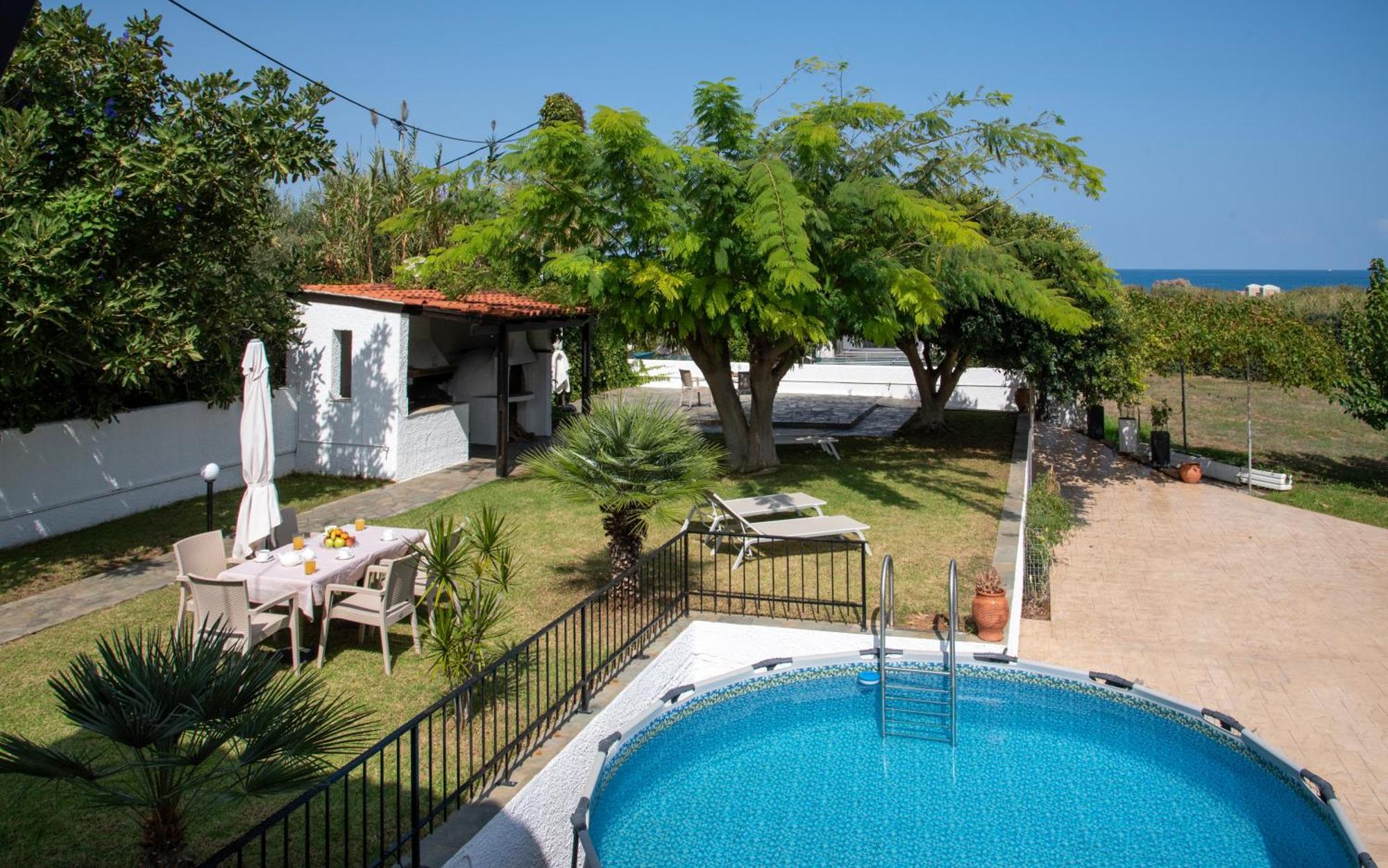 Villa Eleni 100M From The Sea Rapaniana Exterior photo